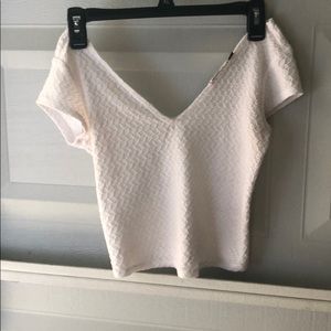White crop top